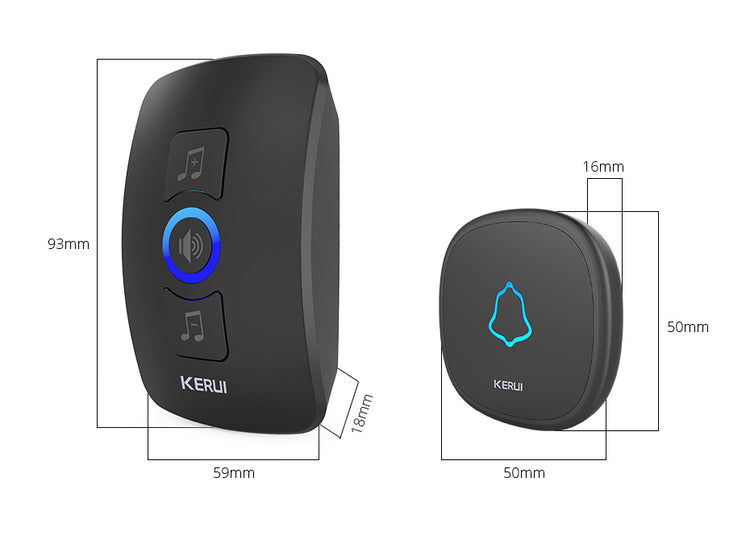 Smart Wireless Doorbell | Outdoor Wireless Bell | Home 1+1