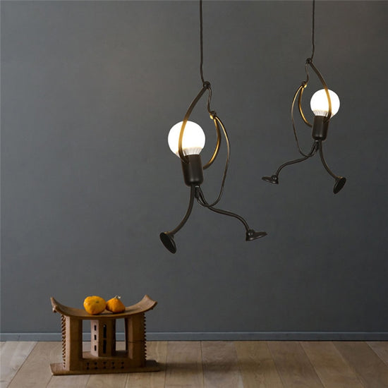 Hanging Bulb Man Lamp | Man Hanging Lamp | Home 1+1
