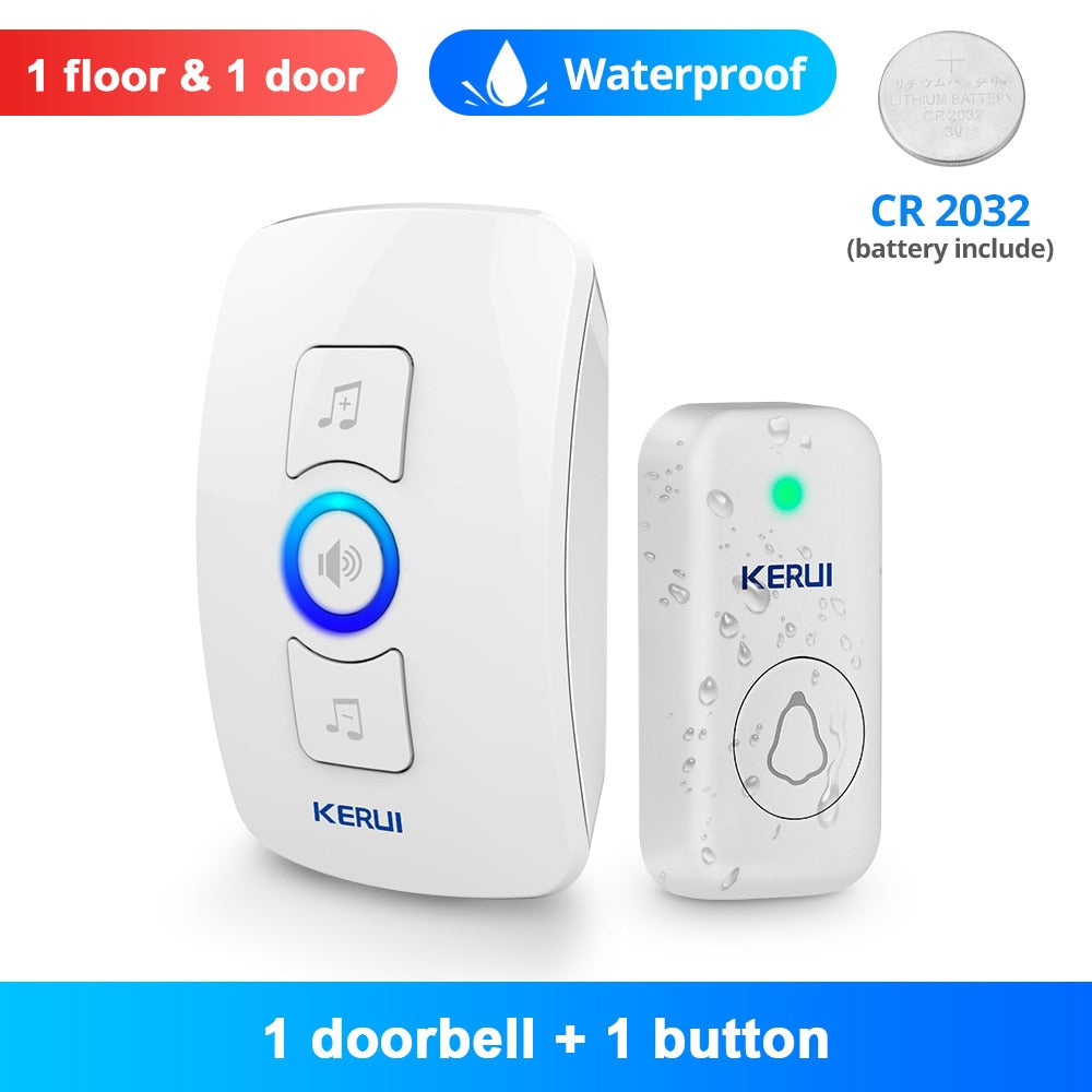 Smart Wireless Doorbell | Outdoor Wireless Bell | Home 1+1