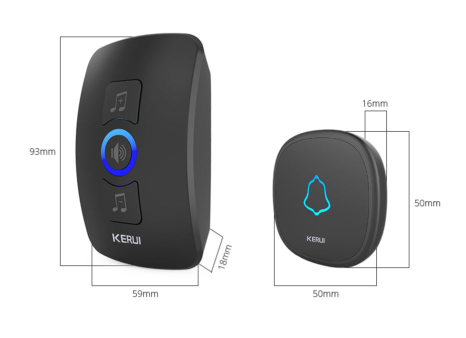 Smart Wireless Doorbell | Outdoor Wireless Bell | Home 1+1