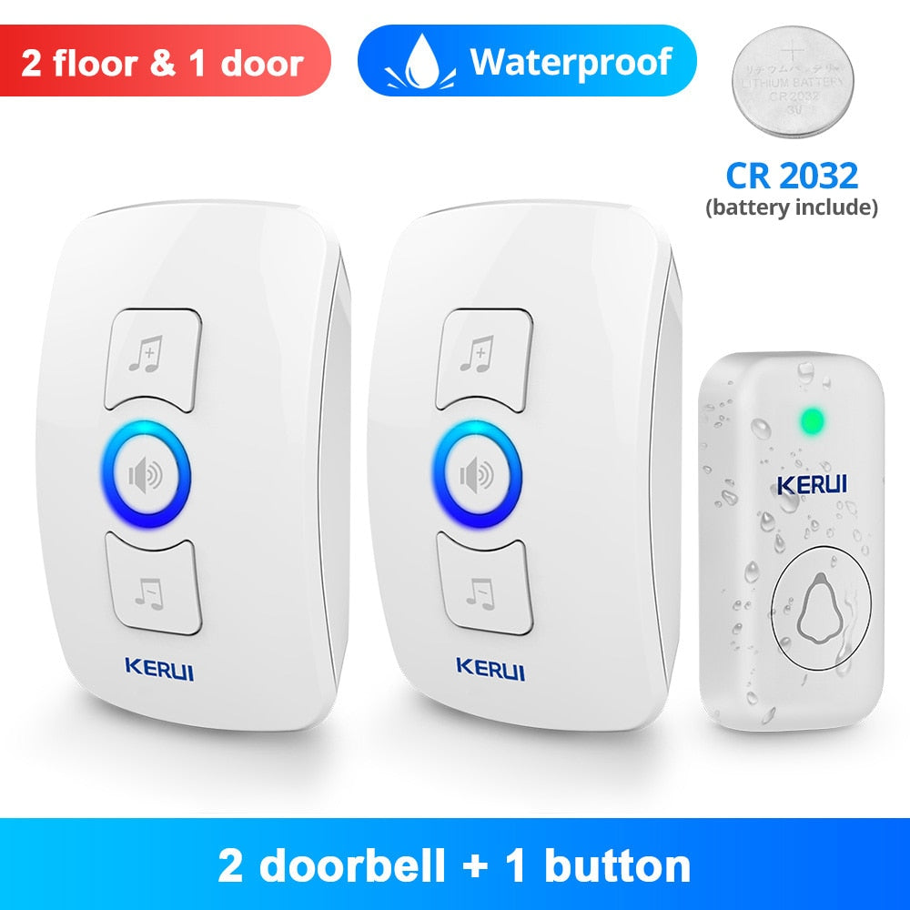 Smart Wireless Doorbell | Outdoor Wireless Bell | Home 1+1