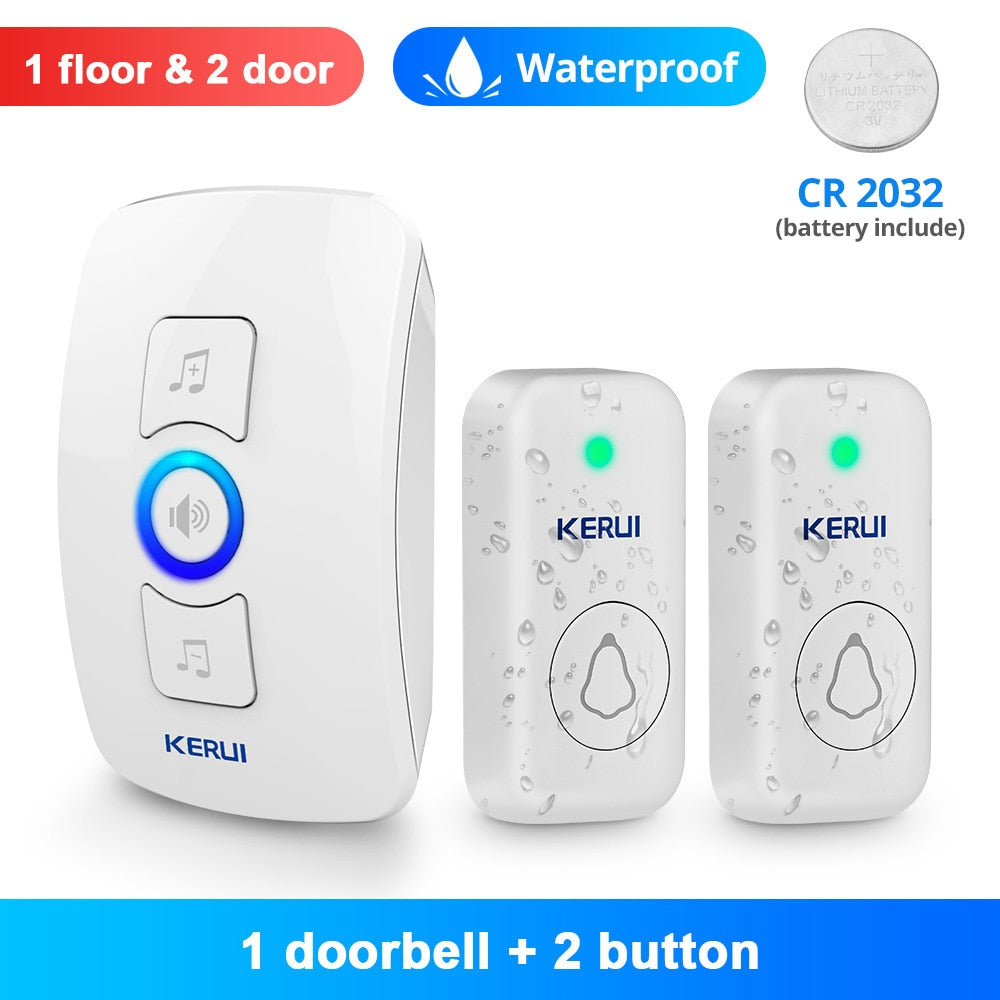 Smart Wireless Doorbell | Outdoor Wireless Bell | Home 1+1