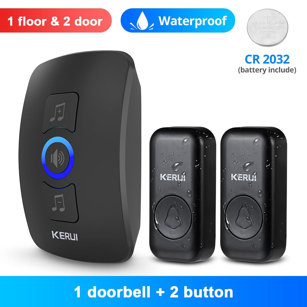 Smart Wireless Doorbell | Outdoor Wireless Bell | Home 1+1