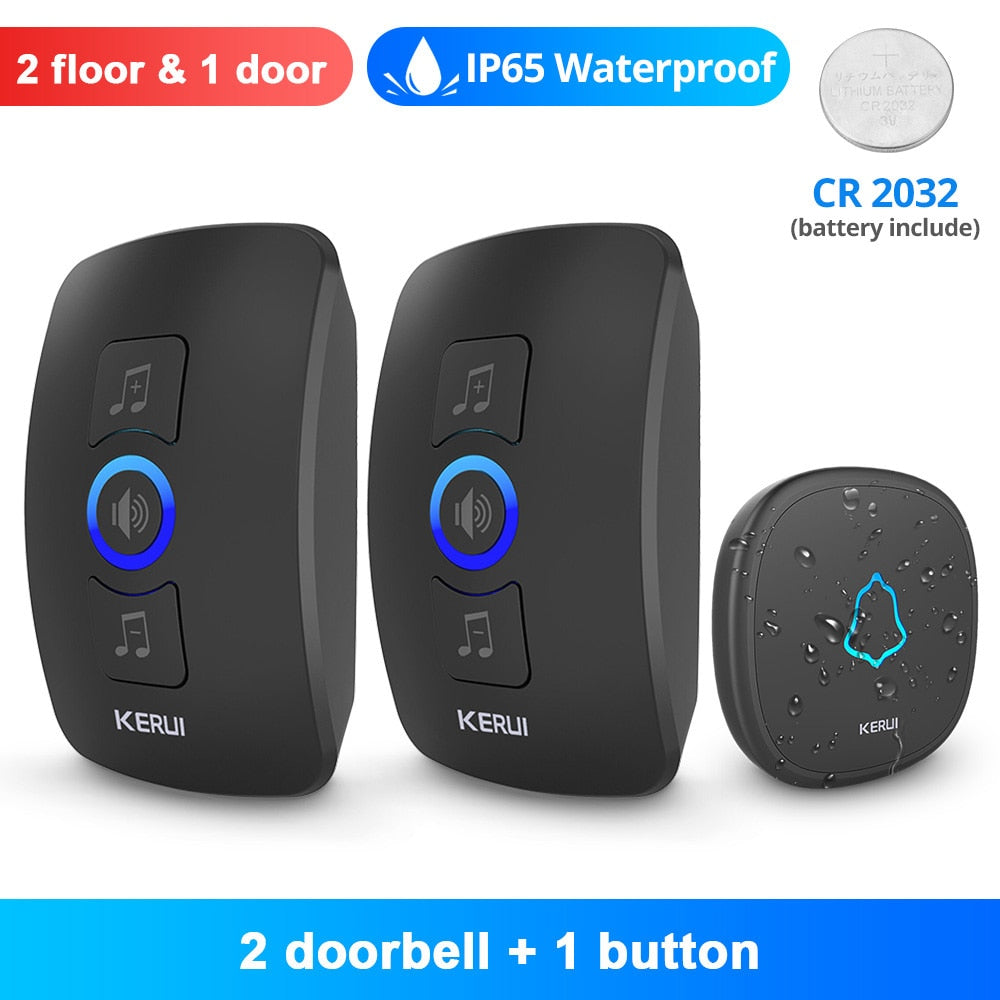 Smart Wireless Doorbell | Outdoor Wireless Bell | Home 1+1